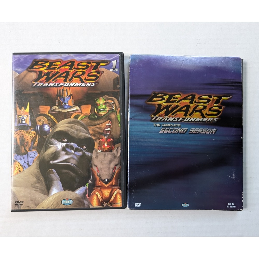 Transformers Beast Wars Season 1 Volume 1 & Complete Season 2 DVD